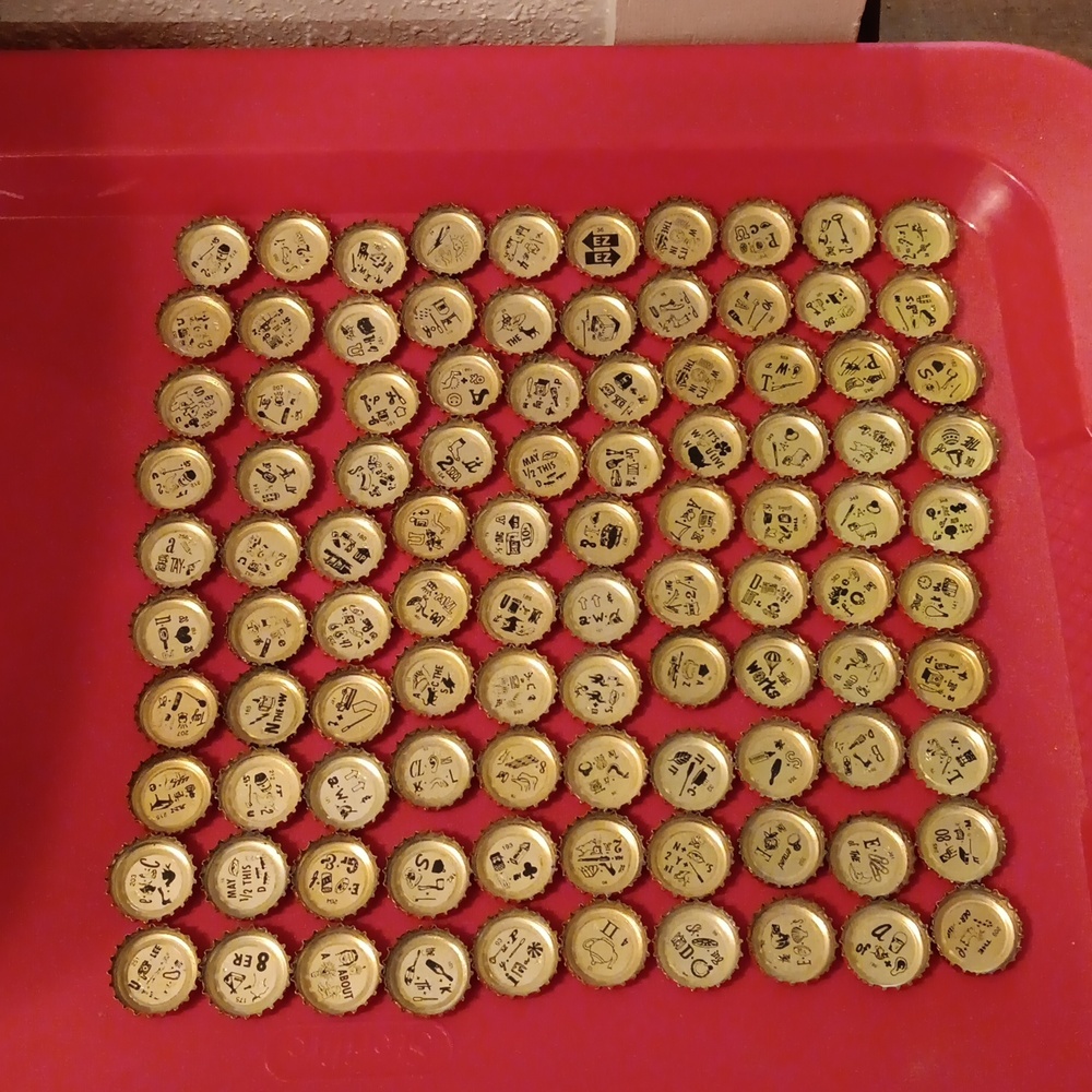 COPY - Lone Star Lonestar Beer PUZZLE Bottle caps. Can customize orders.